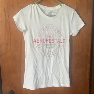White aero postal shirt